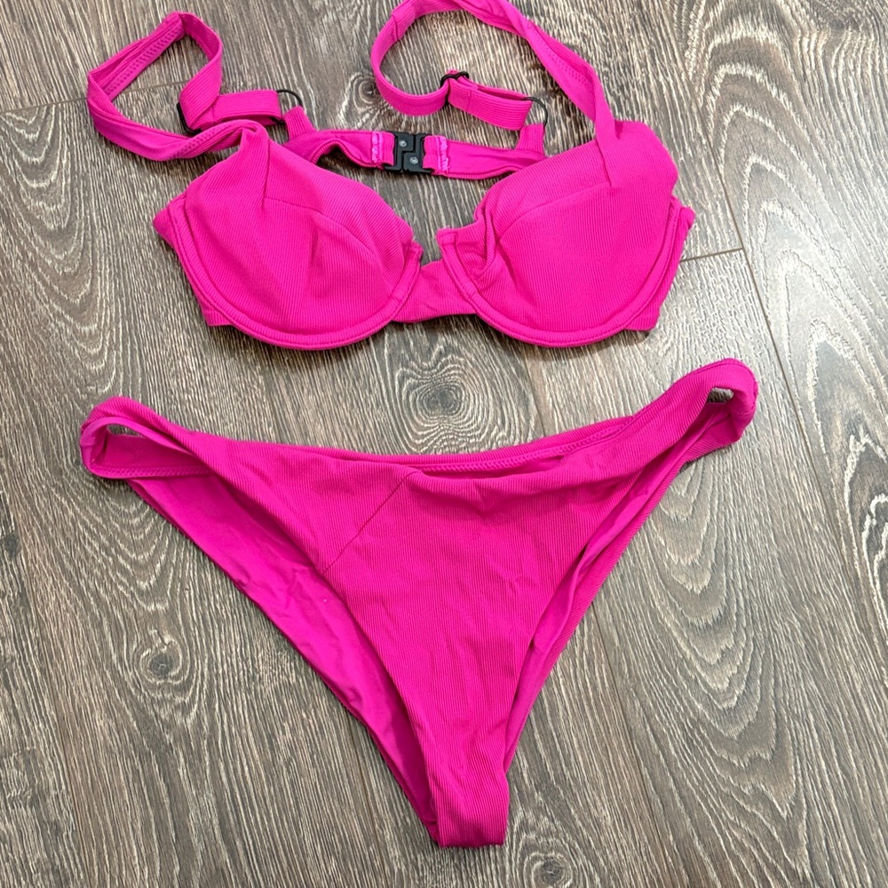 Vibrant Pink Bikini Set